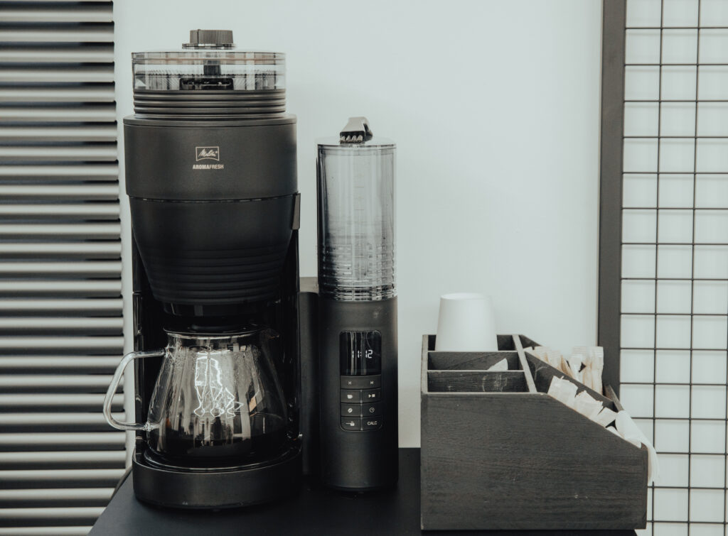 Zdjęcie nowoczesnego wnętrza barbera w Bielsku-Białej.