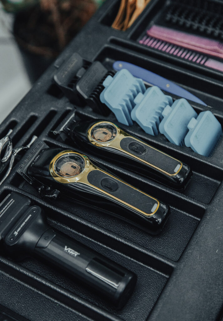 Zdjęcie nowoczesnego wnętrza barbera w Bielsku-Białej.